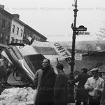 Plane crash at Sterling Place & Seventh Avenue, Brooklyn. December 16th, 1960.